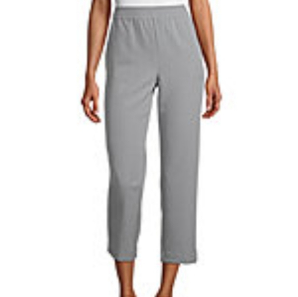 Worthington gray comfort pull on pants size sp